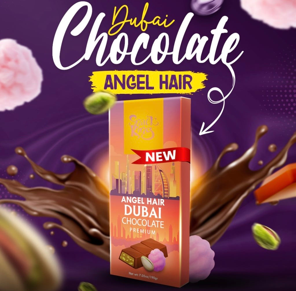 Dubai Chocolate Angel Hair Bar