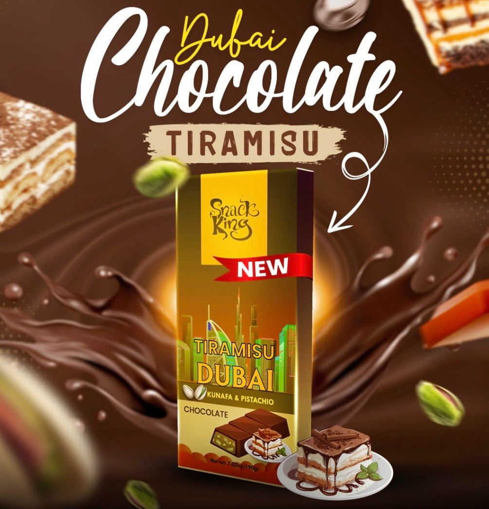 Dubai Chocolate Tiramisu Bar