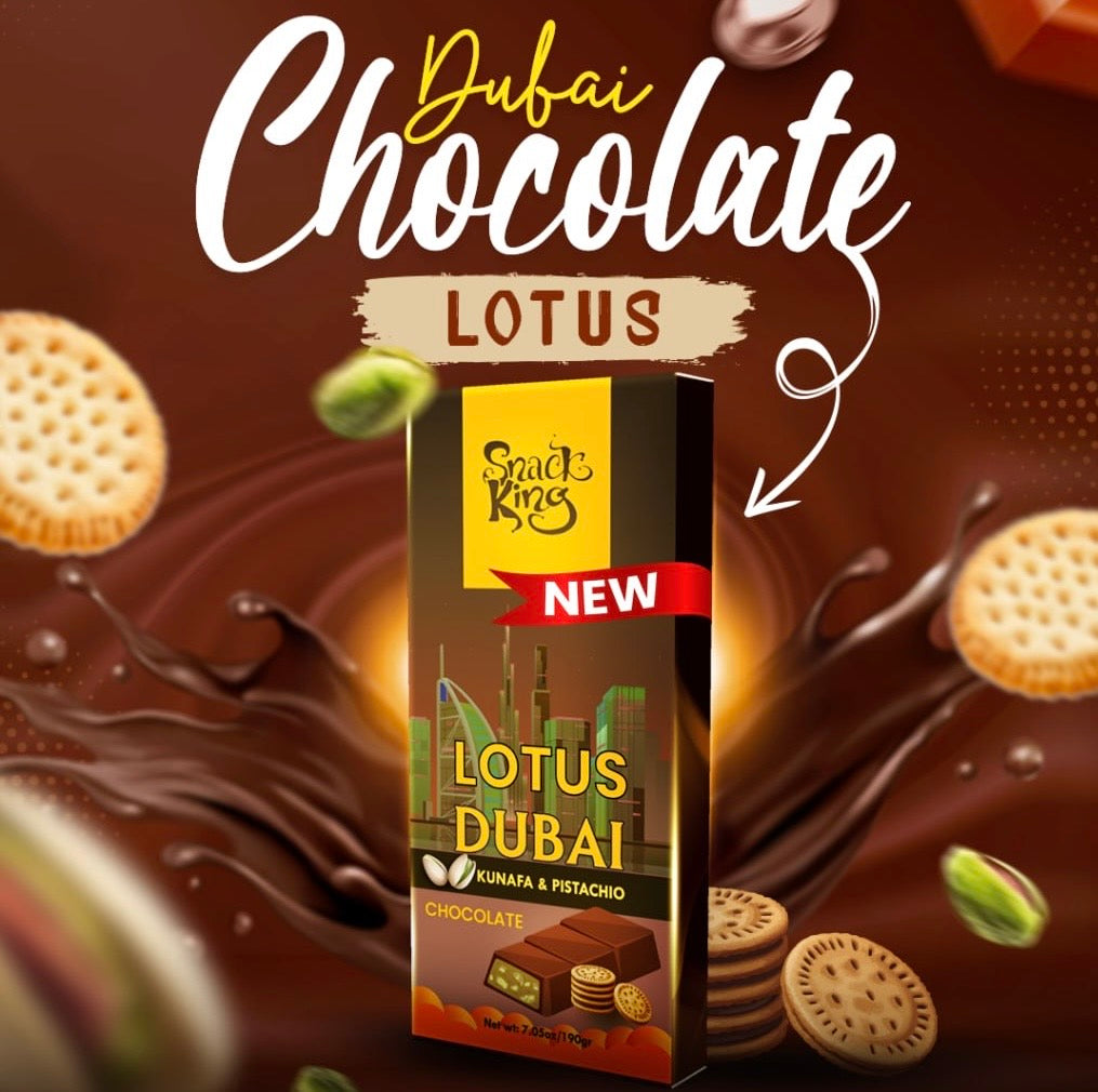 Dubai Chocolate Lotus Bar