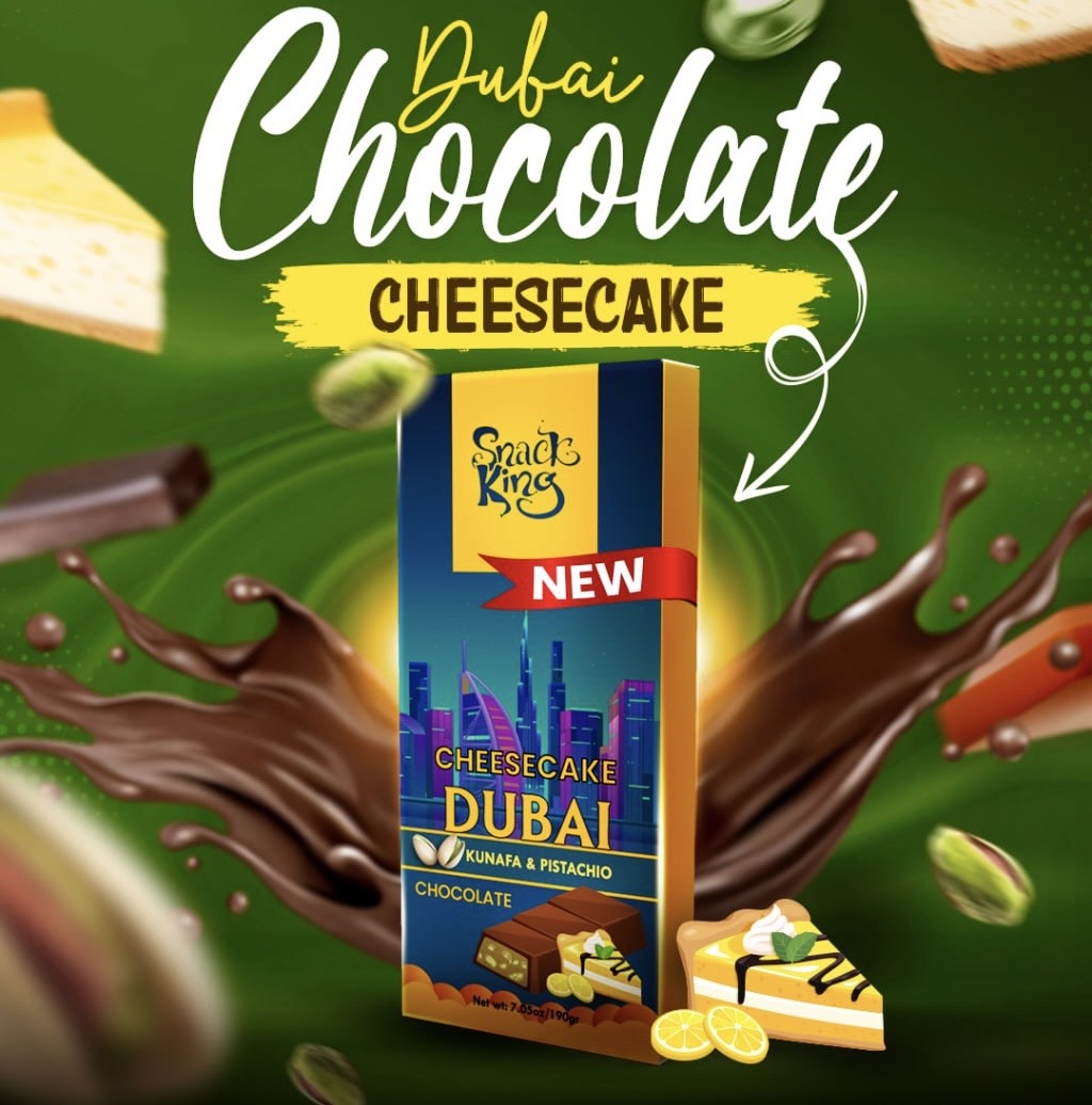 Dubai Chocolate Cheesecake Bar